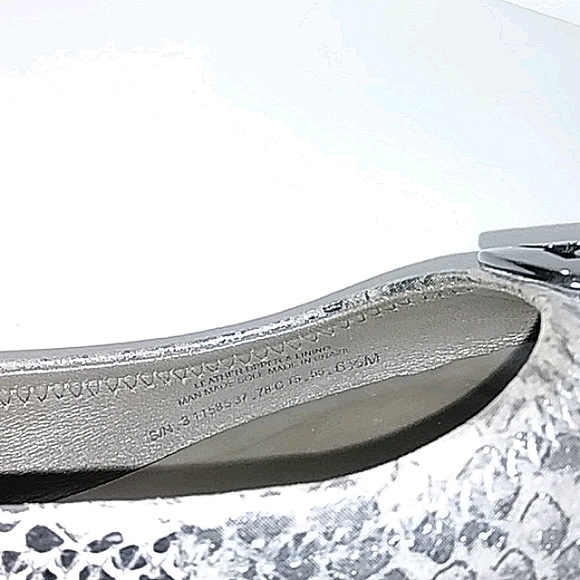 Tory Burch Reva Ballet Metallic Cobra - Picture 10 of 10